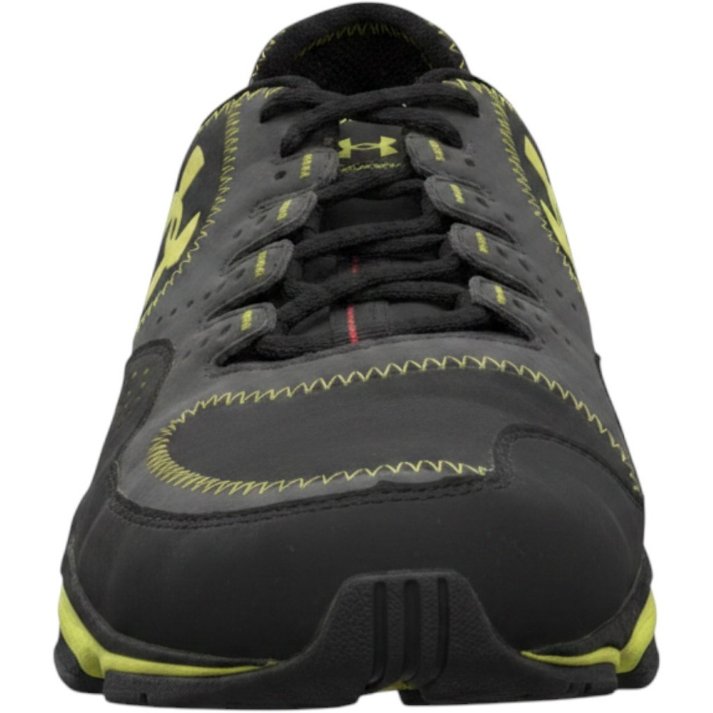 Under Armour Micro G Training Shoes Mens 7.5 Black Neon Yellow 1231456-020